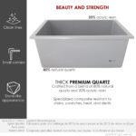 Stylish 22'' Aspen Kitchen Sink, product view 5