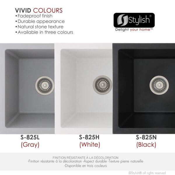 Stylish 25'' Killarney Kitchen Sink, product view 11