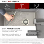 Stylish 25'' Killarney Kitchen Sink, product view 4