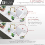 Stylish 27'' Norquay Kitchen Sink, product view 10