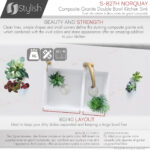 Stylish 27'' Norquay Kitchen Sink, product view 4