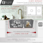 Stylish 27'' Norquay Kitchen Sink, product view 11