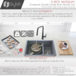 Stylish 27'' Norquay Kitchen Sink, product view 4