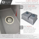 Stylish 27'' Norquay Kitchen Sink, product view 5