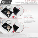 Stylish 27'' Norquay Kitchen Sink, product view 10