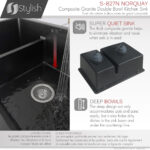 Stylish 27'' Norquay Kitchen Sink, product view 5