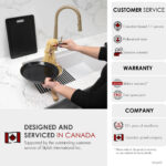 Stylish 28'' Kinbrook Kitchen Sink, product view 13