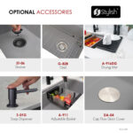 Stylish 28'' Kinbrook Kitchen Sink, product view 12