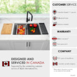 Stylish 28'' Kinbrook Kitchen Sink, product view 13
