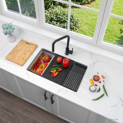 Stylish 28'' Kinbrook Kitchen Sink, product view 2