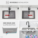 Stylish 28'' Kinbrook Kitchen Sink, product view 6