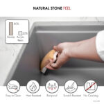 Stylish 28'' Kinbrook Kitchen Sink, product view 8