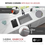 Stylish 28'' Kinbrook Kitchen Sink, product view 9