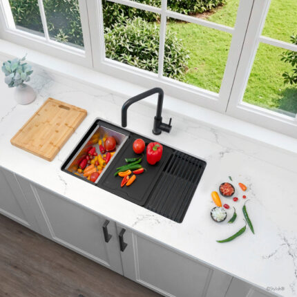 Stylish 28'' Kinbrook Kitchen Sink, product view 2
