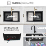 Stylish 28'' Kinbrook Kitchen Sink, product view 6