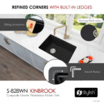 Stylish 28'' Kinbrook Kitchen Sink, product view 8