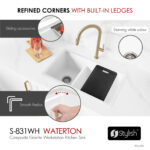 Stylish 30'' Waterton Kitchen Sink, product view 8