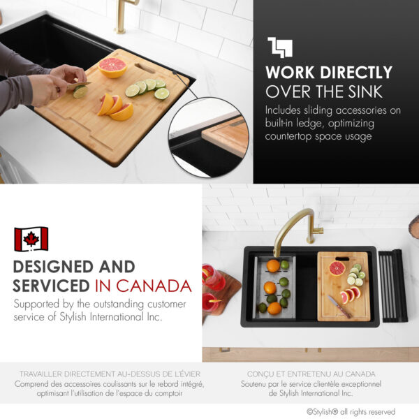 Stylish 30'' Waterton Kitchen Sink, product view 10