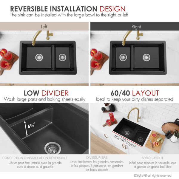 Stylish 30'' Waterton Kitchen Sink, product view 13