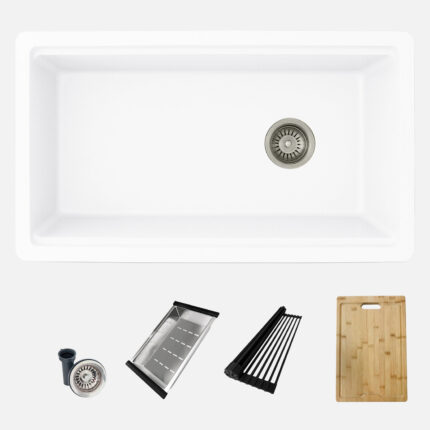 Stylish 32'' Canmore Kitchen Sink, product view 1