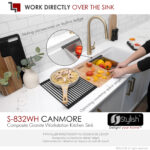 Stylish 32'' Canmore Kitchen Sink, product view 9