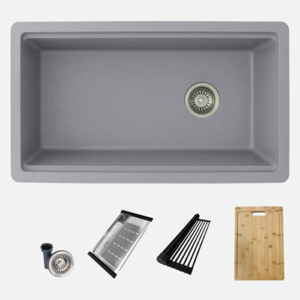 Stylish 32'' Canmore Kitchen Sink, product view 1