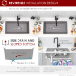 Stylish 32'' Canmore Kitchen Sink, product view 11