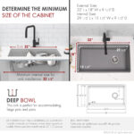 Stylish 32'' Canmore Kitchen Sink, product view 5
