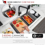 Stylish 32'' Canmore Kitchen Sink, product view 9