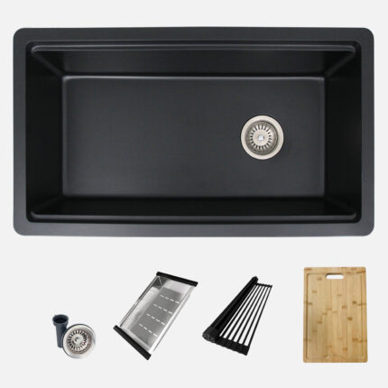 Stylish 32'' Canmore Kitchen Sink, product view 1