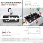 Stylish 32'' Canmore Kitchen Sink, product view 5