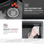 Stylish 32'' Canmore Kitchen Sink, product view 7