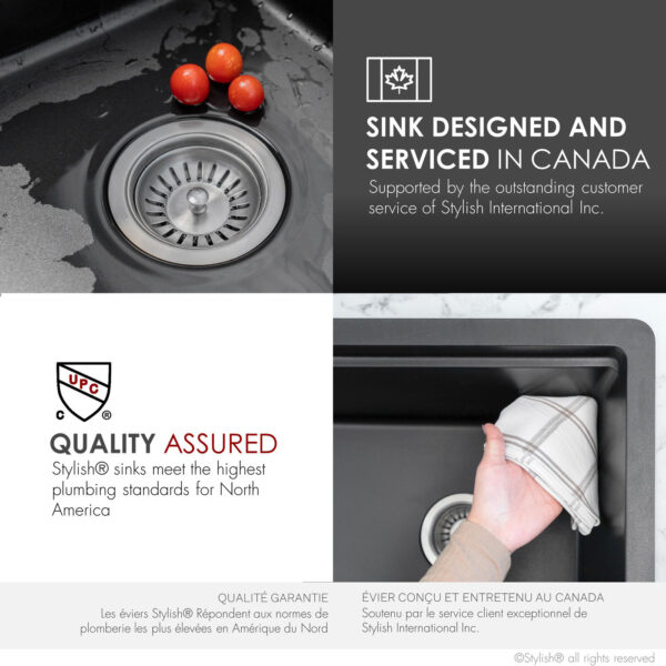 Stylish 32'' Canmore Kitchen Sink, product view 7