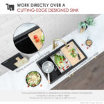 Stylish 32'' Canmore Kitchen Sink, product view 9