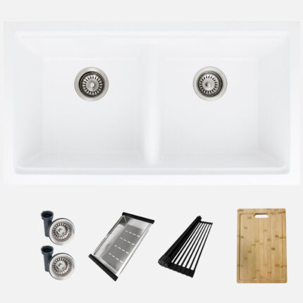 Stylish 33'' Banff Kitchen Sink, product view 1