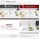 Stylish 33'' Banff Kitchen Sink, product view 5