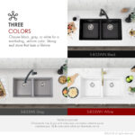 Stylish 33'' Banff Kitchen Sink, product view 9