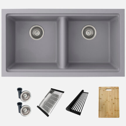 Stylish 33'' Banff Kitchen Sink, product view 1