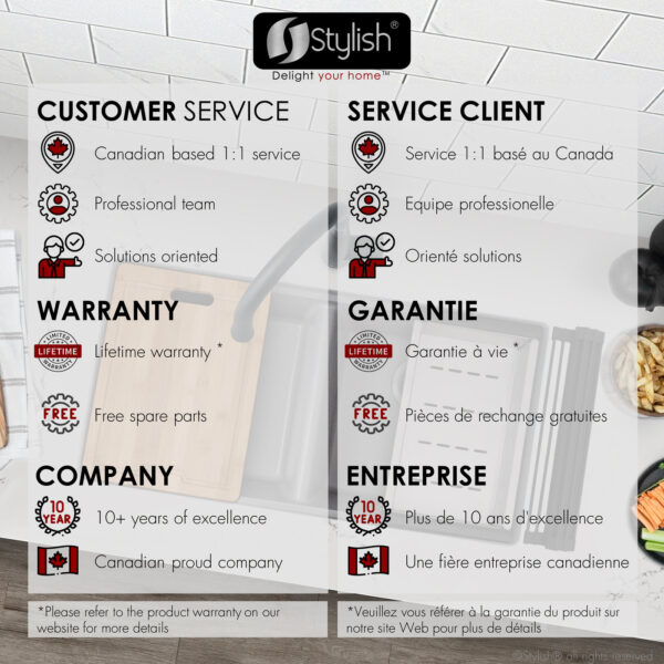 Stylish 33'' Banff Kitchen Sink, product view 13