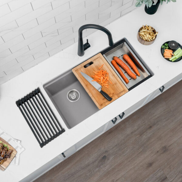 Stylish 33'' Banff Kitchen Sink, product view 2