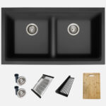 Stylish 33'' Banff Kitchen Sink, product view 1