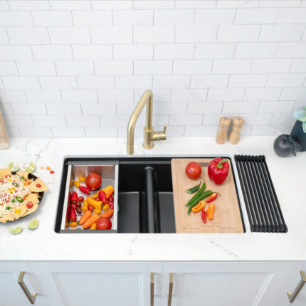 Stylish 33'' Banff Kitchen Sink, product view 2