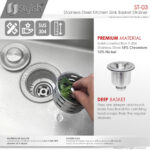 Stylish Luxury Basket Strainer Sink Strainer, product view 4