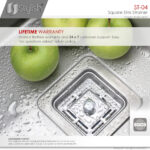 Stylish Square Strainer Sink Strainer, product view 8