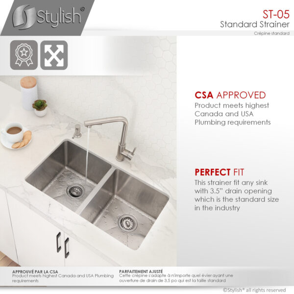 Stylish Standard Strainer Sink Strainer, product view 7