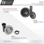 Stylish Black Strainer Sink Strainer, product view 9