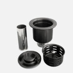 Stylish Black Luxury Basket Strainer Sink Strainer, product view 1
