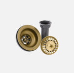 Stylish Brushed Gold Strainer Sink Strainer, product view 1