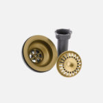 Stylish Brushed Gold Strainer Sink Strainer, product view 1