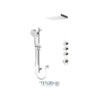 TENZO ALYT43-55144-XX EXTENZA 3 functions shower kit, Alys